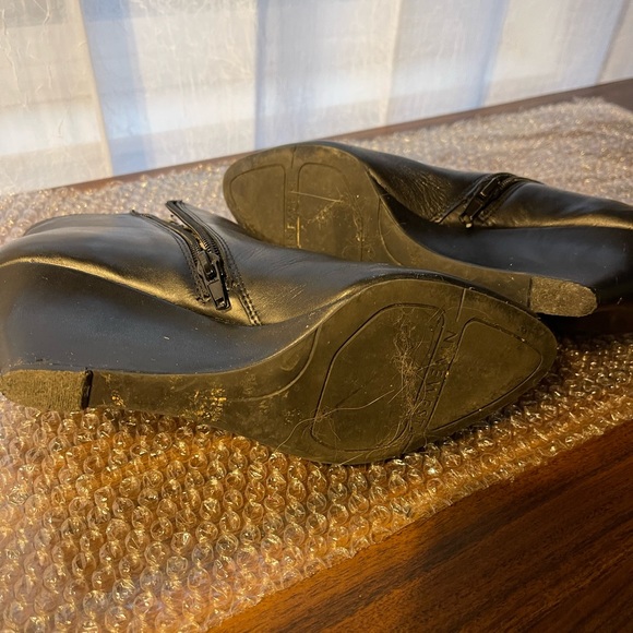 Nine West leather wedges booties - Picture 5 of 8